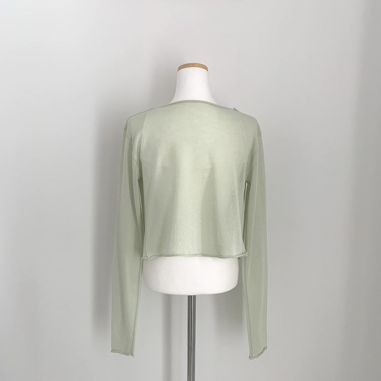 シースルークロップボレロカーディガン(6color)