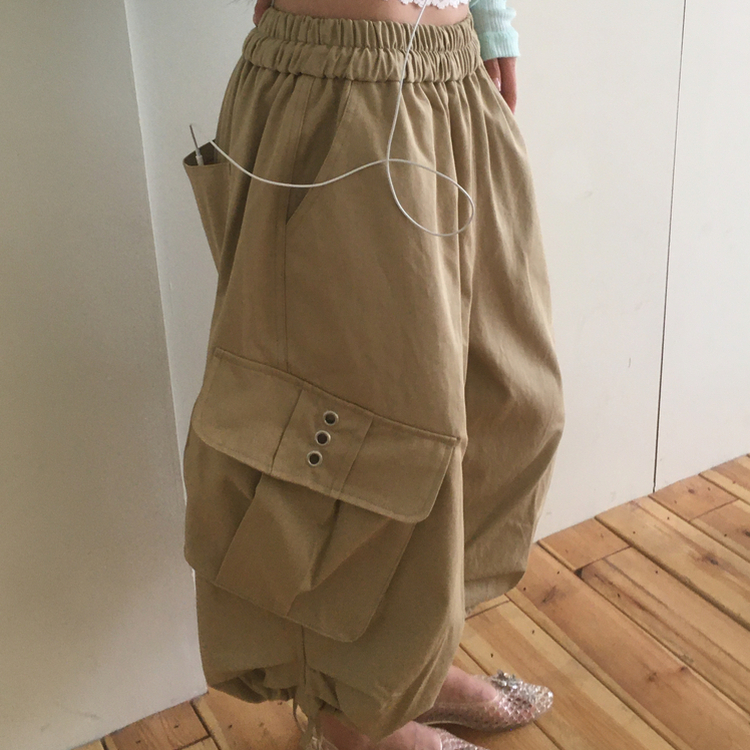 アイレットバミューダストリングパンツ｜ショートパンツ｜韓国