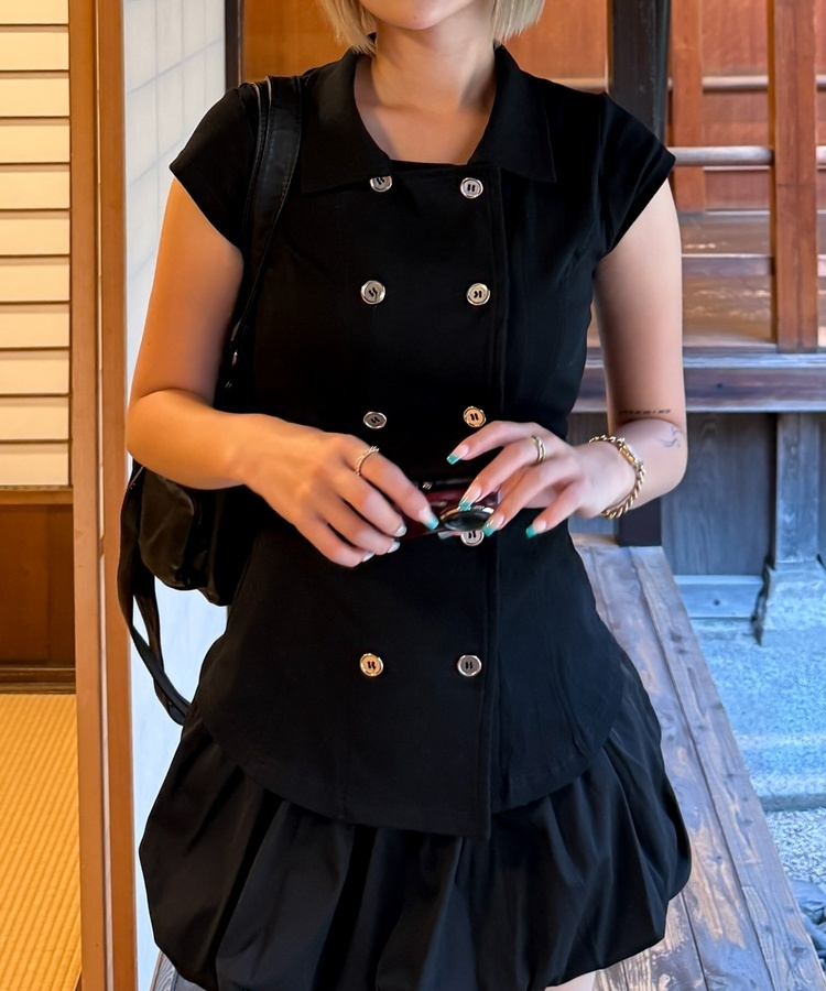 ベイトジャケットTシャツ BLACK
