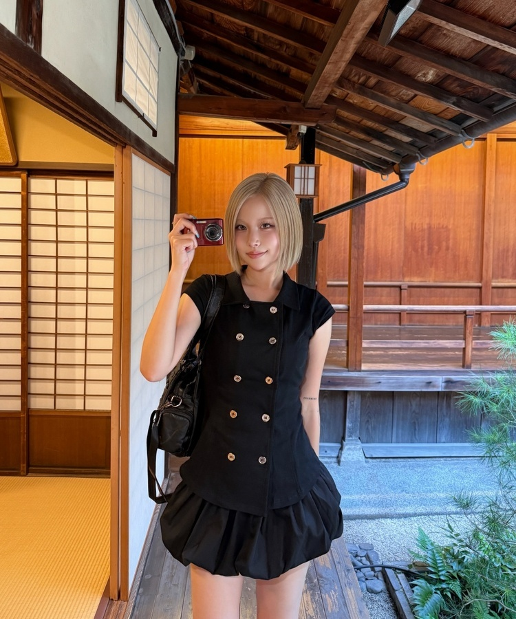 ベイトジャケットTシャツ BLACK