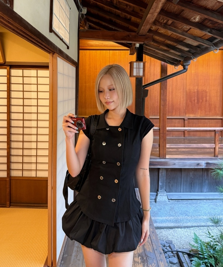 ベイトジャケットTシャツ BLACK