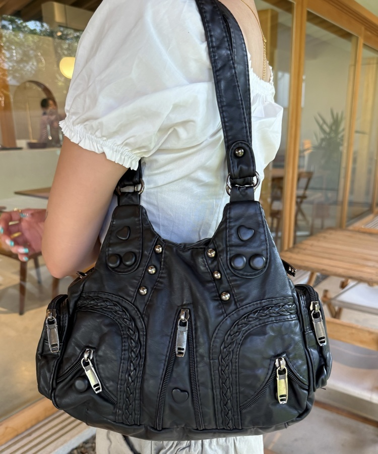 ビンテージショルダーバッグ BLACK