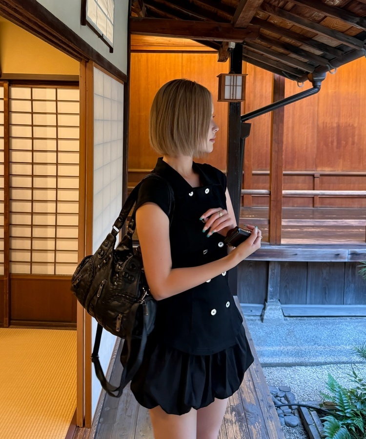 ビンテージショルダーバッグ BLACK