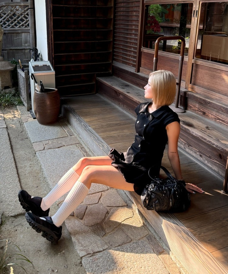 ビンテージショルダーバッグ BLACK