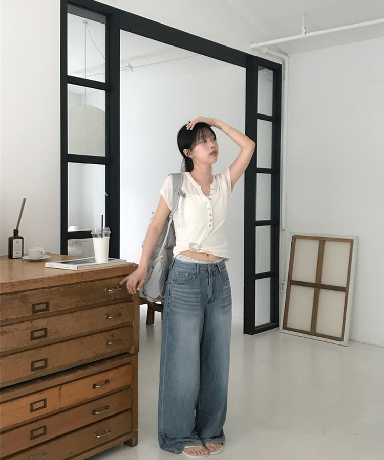 【美品・完売品】willfully サマーデニムパンツ サマーデニムパンツ｜デニム｜韓国ファッション通販 SONA