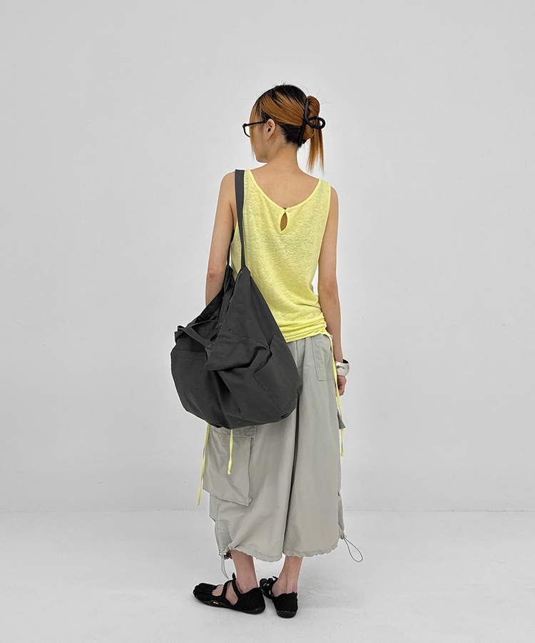 ナイロンカーゴ7分丈パンツ GREY