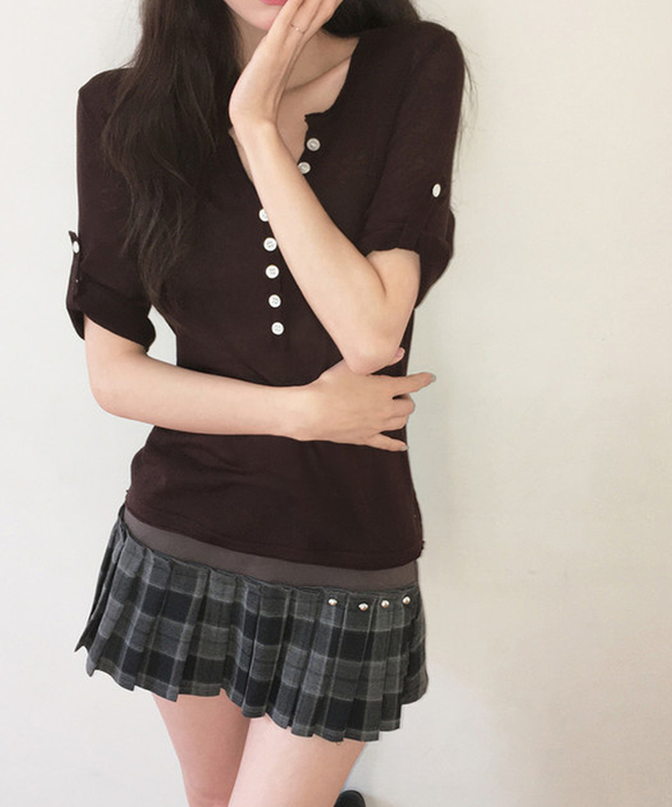 プレッピーチェックプリーツスカート BLACK