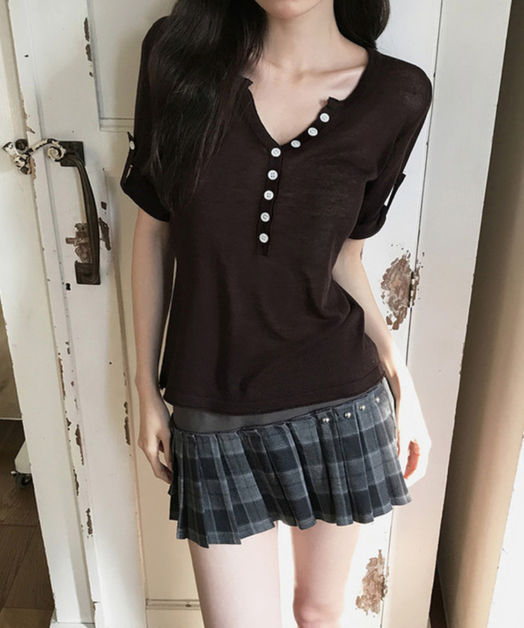 プレッピーチェックプリーツスカート BLACK
