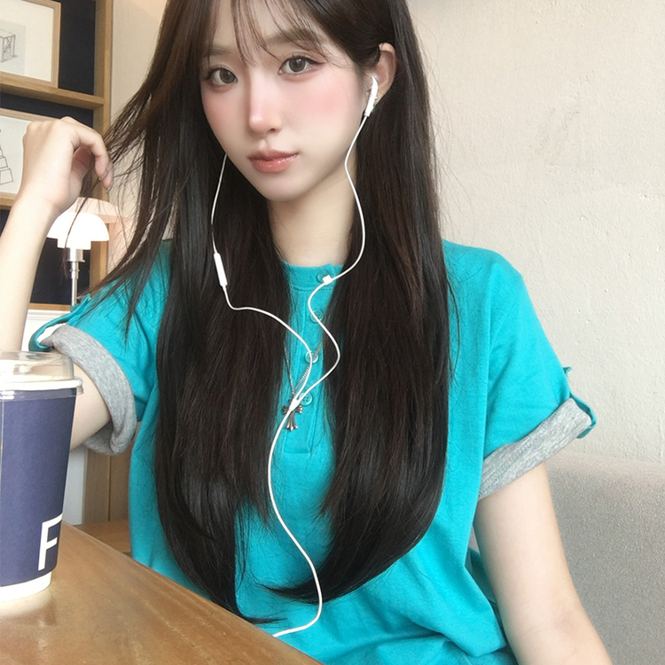 소매 널널핏 주니 헨리넥 단추 여름 루즈핏 롤업 반팔 티셔츠 데일리 오버핏 버튼 반팔티 레이어드 배색 상의 6color 민트