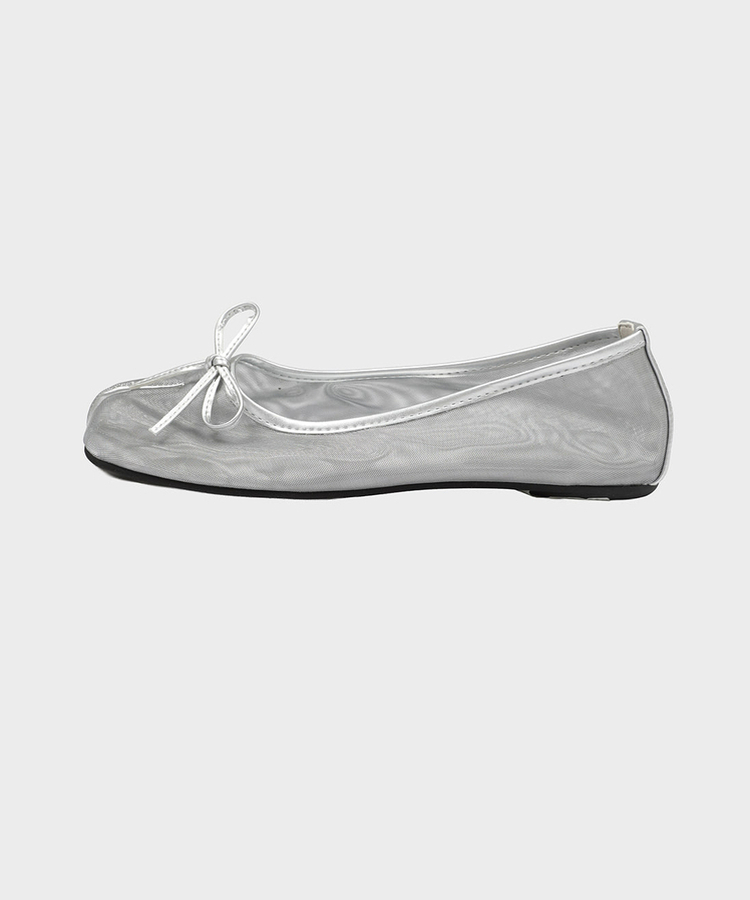 メッシュタビフラットシューズ(5color)