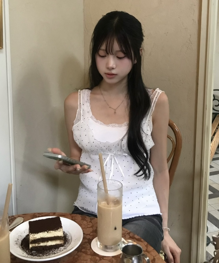 スパークルポイントネックレス SILVER