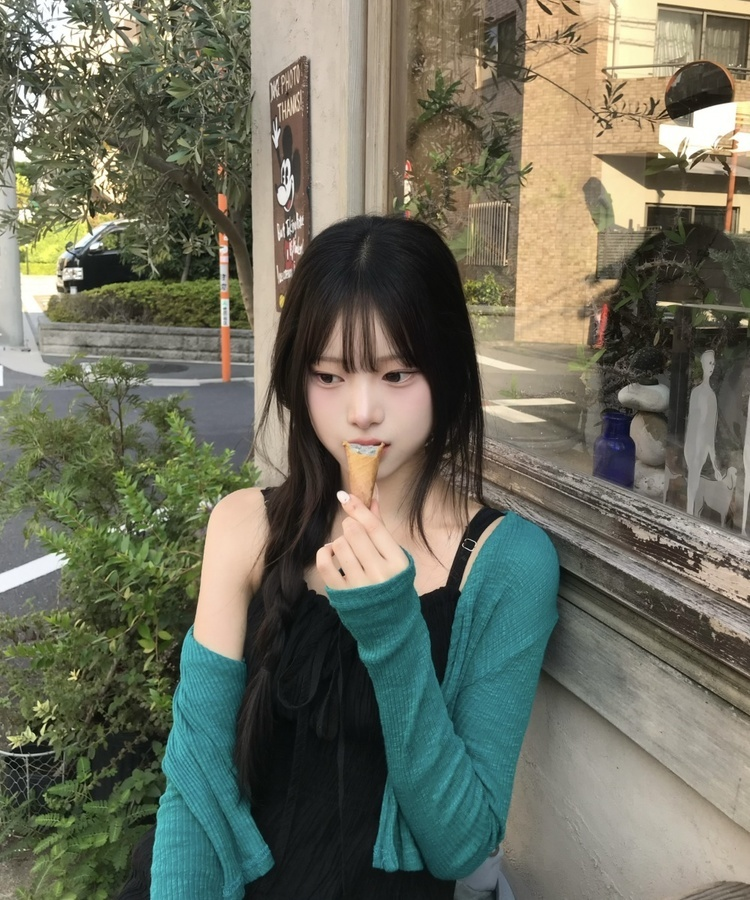 여름 오픈 가디건 청록