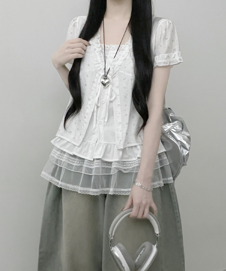 洋裁 , #ハンドメイド , #ハンドメイドブラウス, #小花柄 