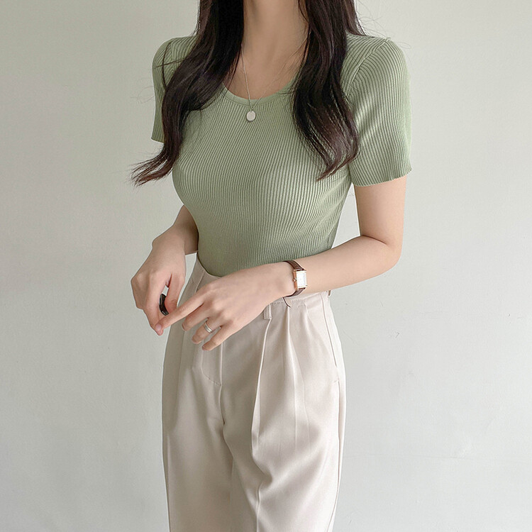 [S~2XL/기획특가]찰랑 핀턱 와이드 슬랙스 라이트베이지