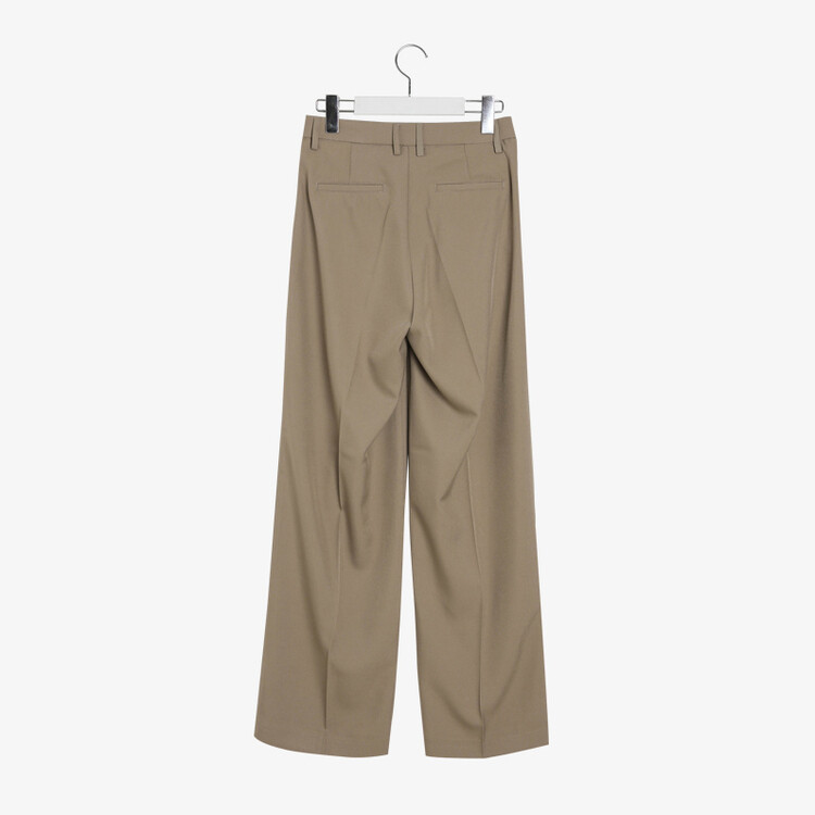 [S~2XL/기획특가]찰랑 핀턱 와이드 슬랙스