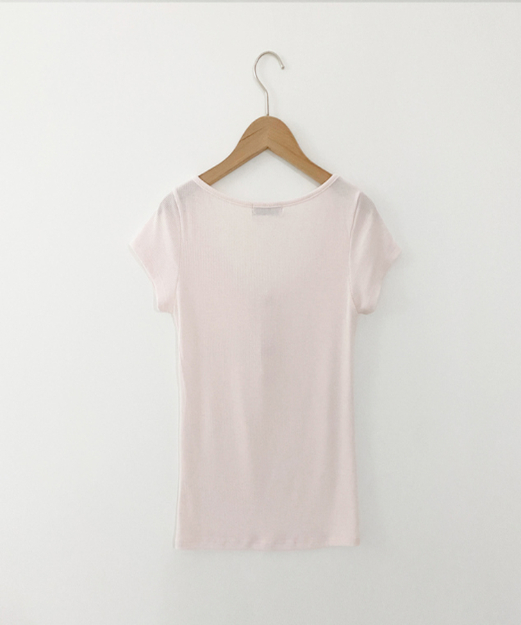 ボタン半袖Tシャツ(6color)