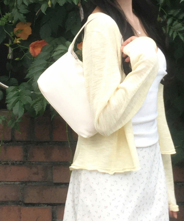 スクエアミニショルダーバッグ(6color) IVORY