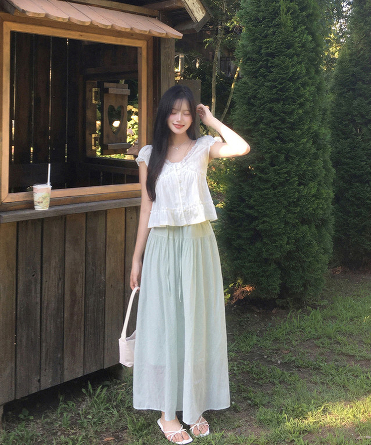スクエアミニショルダーバッグ(6color) IVORY