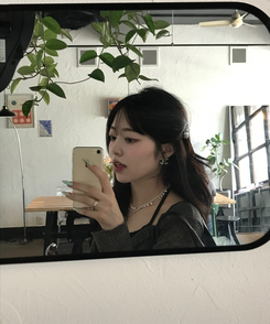 빅 다이아 헤어핀 투명