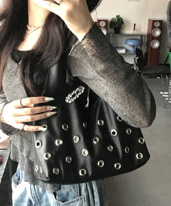 빅 다이아 헤어핀 투명