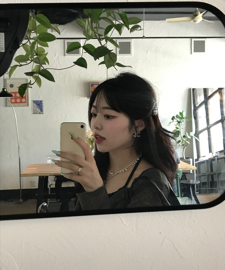 빅 다이아 헤어핀 투명