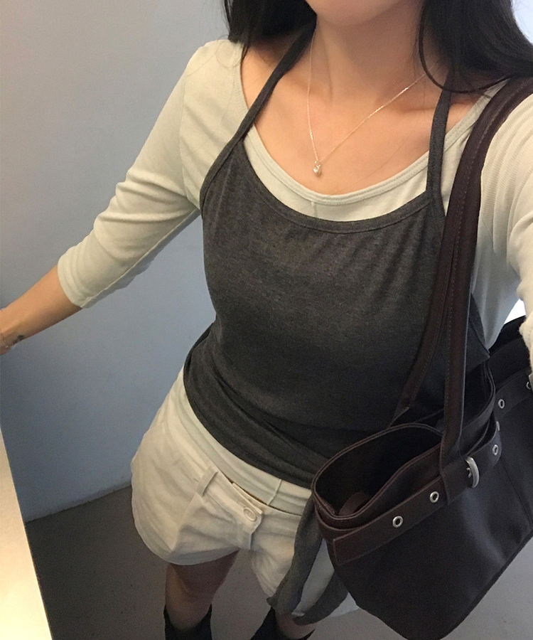 ローライズショートパンツ GREIGE
