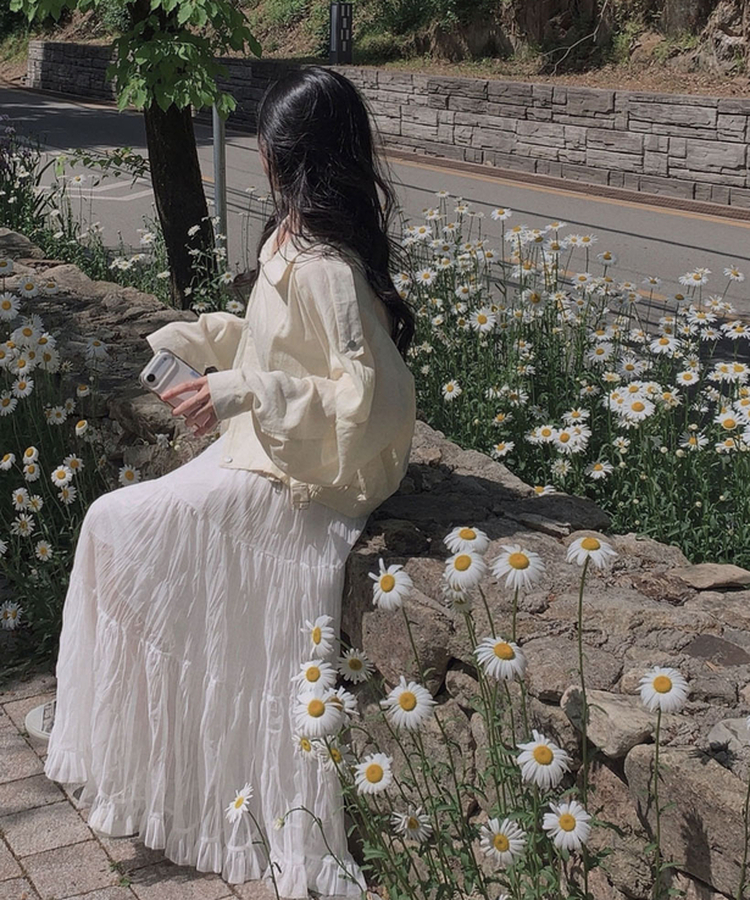 라이더 자켓 디테일을 그대로 담은레모나 썸머 린넨라이크 썸머 아방핏 벨트 자켓 점퍼 옐로우