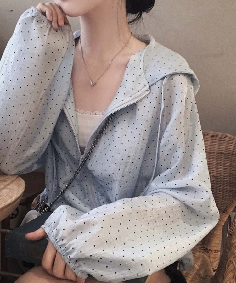 시원해보이는 여름색감팝핑 프릴 스트링 후드 루즈핏 썸머 바람막이 점퍼 자켓 소라