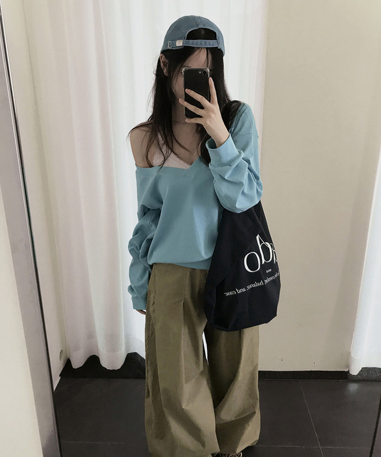 デイリー大容量ショルダーバッグ NAVY
