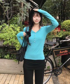 티아 스커트 랩 레깅스 바지 블랙