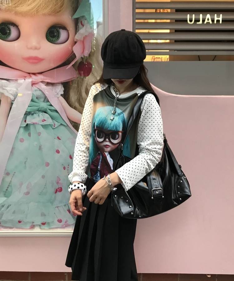 빅버클 숄더백 블랙