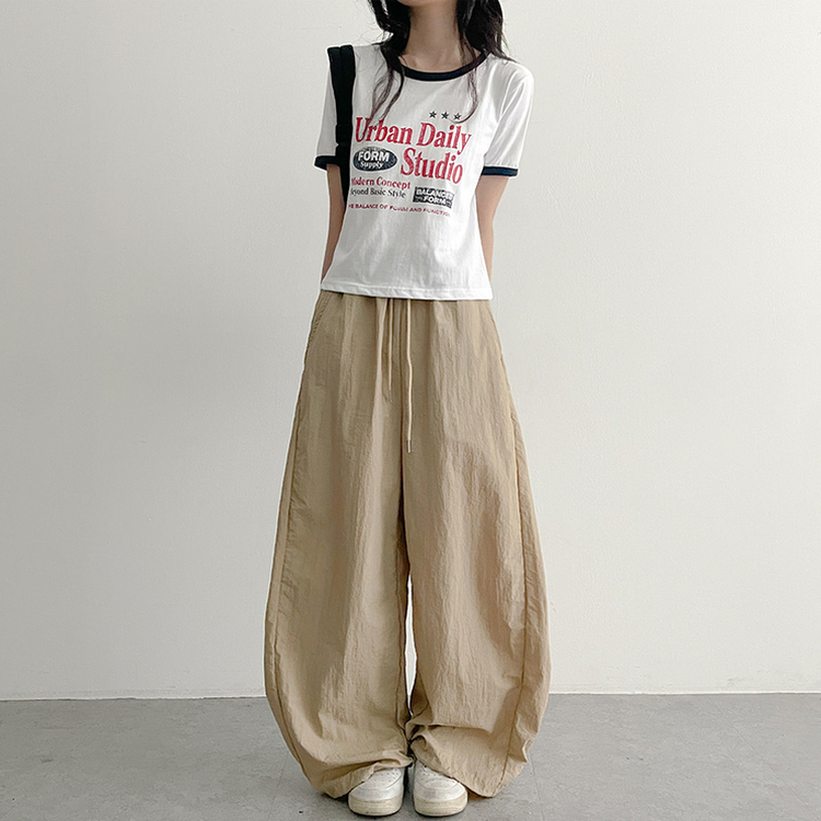 サイドピンタックフラップポケットパンツ BEIGE