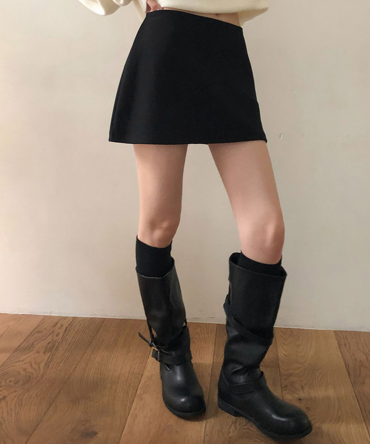 ローライズミニスカート(5color) BLACK