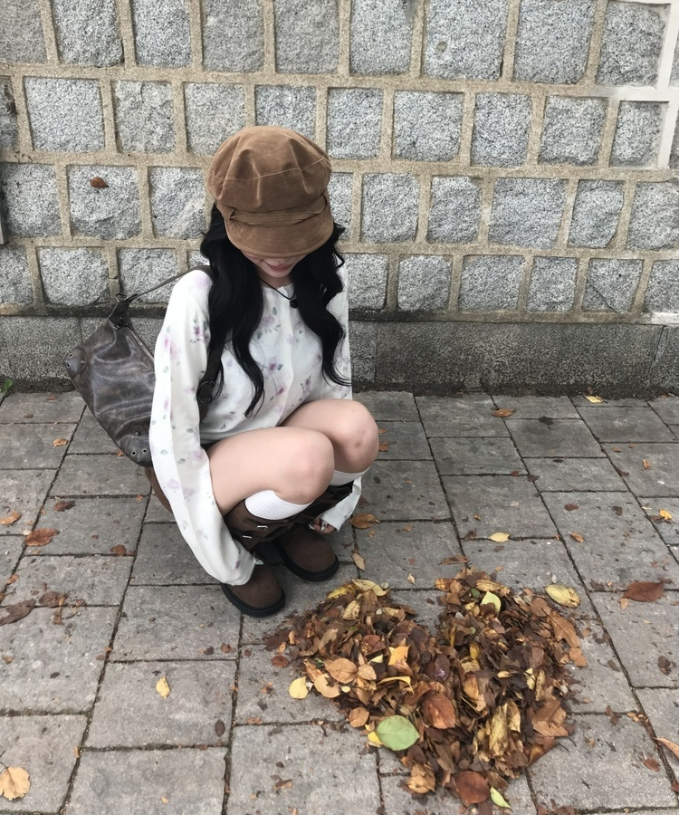 플라워 가디건 아이보리