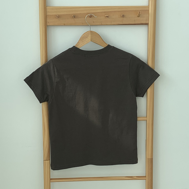 レタリングセミクロップ半袖Tシャツ