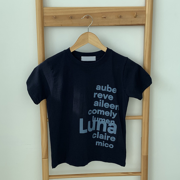 プリントセミクロップ半袖Tシャツ