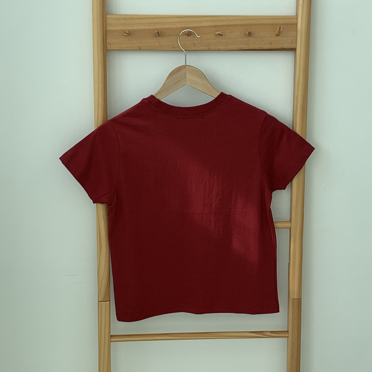 デイリーレタリングセミクロップ半袖Tシャツ