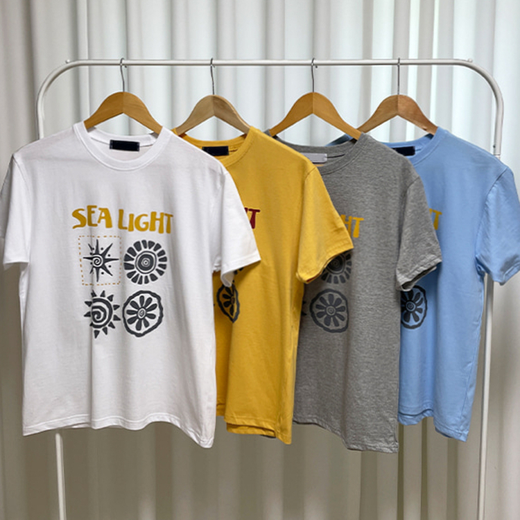 プリントオーバーサイズ半袖Tシャツ