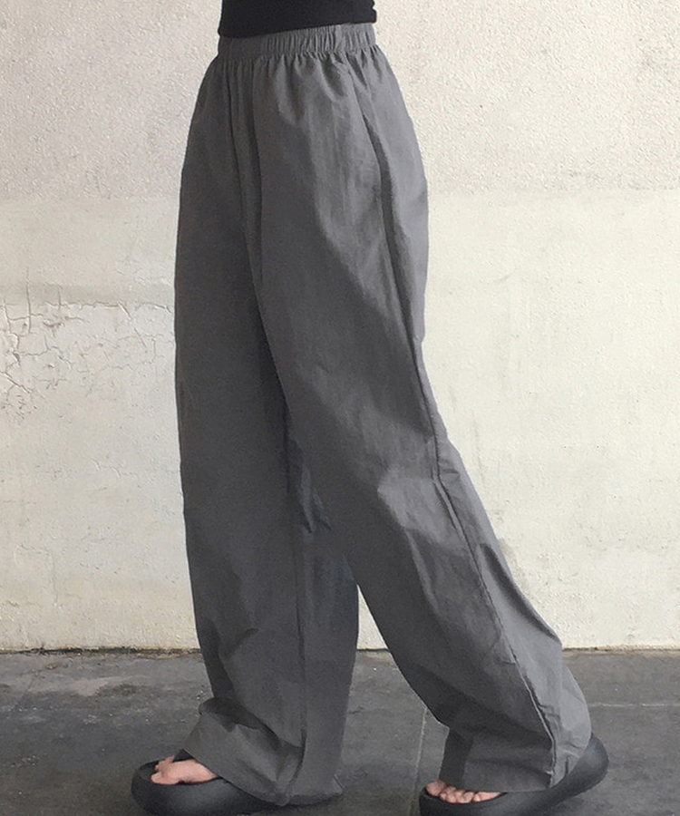 ナイロンウエストゴムトレーニングパンツ(7color) CHARCOAL