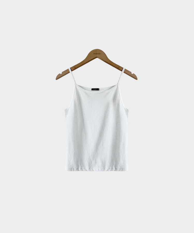 【SET】VネックスウェットTシャツ＋キャミソール