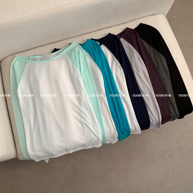 シアーワンショルダーTシャツ(5color)