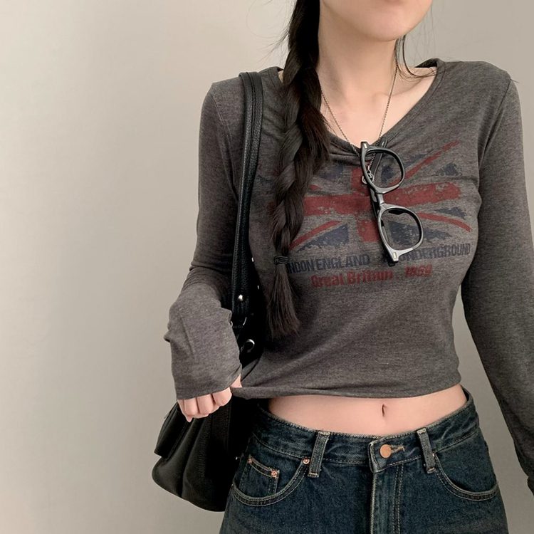 ベーシックラグランTシャツ CHARCOAL