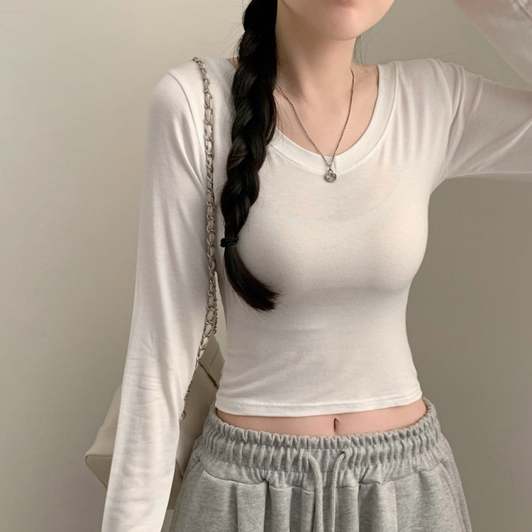 シアーVネックTシャツ(5color) IVORY