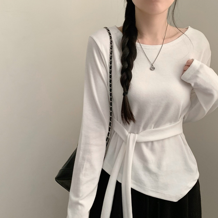 アシメワンショルダーTシャツ IVORY