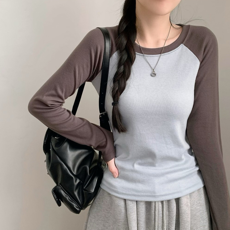 ヴィンテージラグランTシャツ(5color) BLUE GRAY