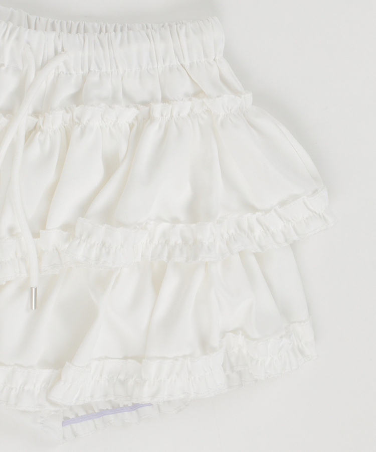 ガーリーティアードスカート
