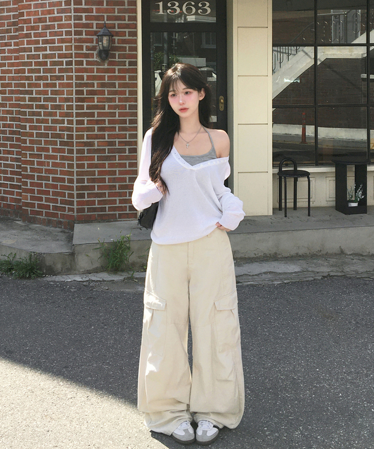 バルーンワイドカーゴパンツ IVORY