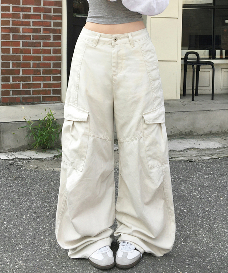バルーンワイドカーゴパンツ IVORY