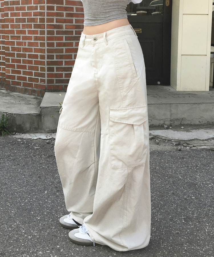バルーンワイドカーゴパンツ IVORY