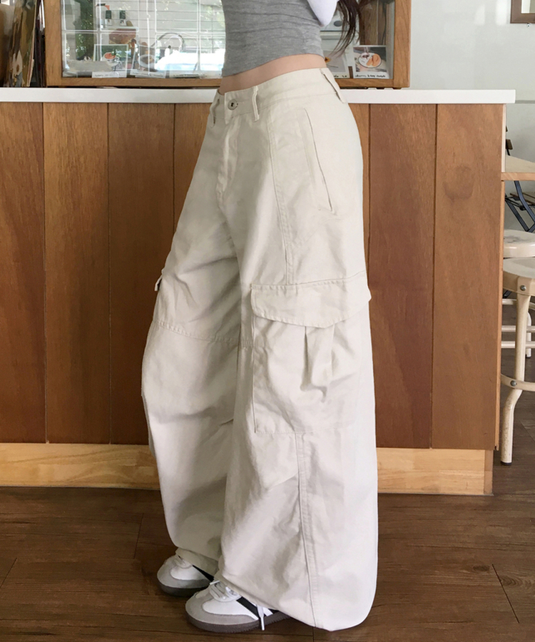 バルーンワイドカーゴパンツ IVORY